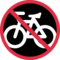 No Bicycles emoji on Twitter